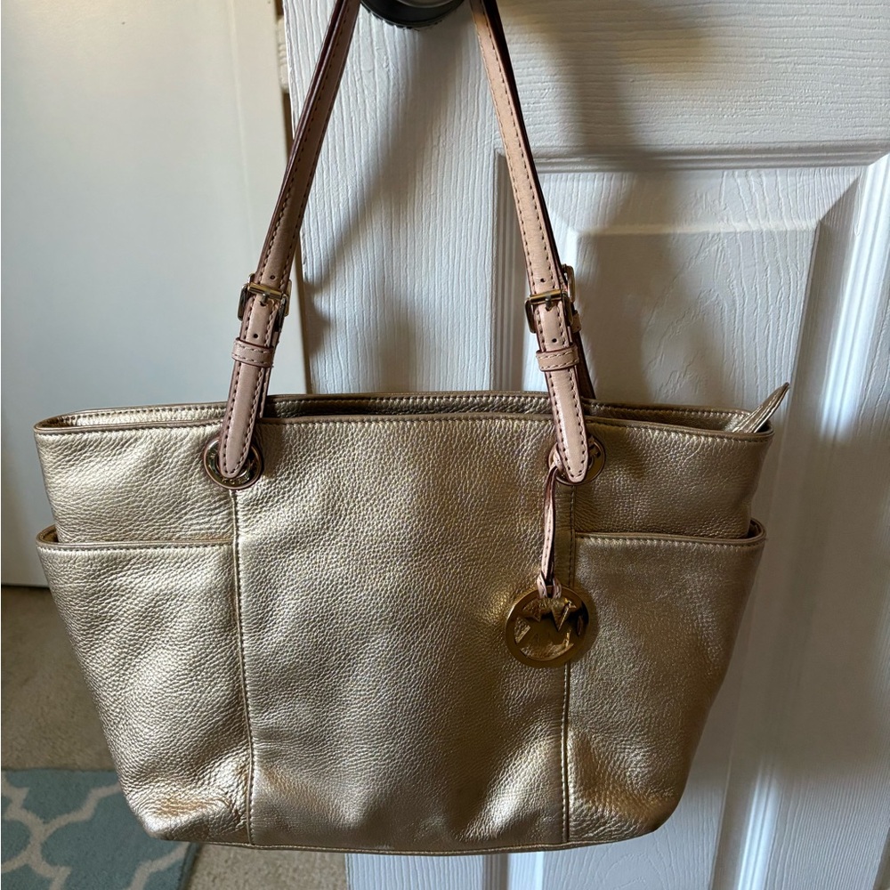 Michael Kors Metallic Gold Shoulder Bag